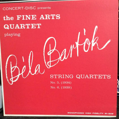 Béla Bartók / The Fine Arts Quartet - String Quartets No. 5, No. 6 (VINYL) | Near Mint (NM or M-)-