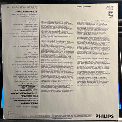 Felix Mendelssohn-Bartholdy - Elias | Near Mint (NM) Near Mint (NM)-