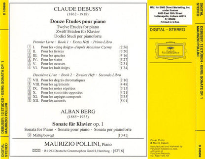 Claude Debussy - Debussy: 12 Etudes / Berg: Sonate Op. 1 (CD) | Near Mint (NM)-