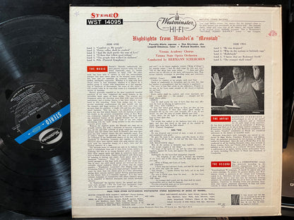 Hermann Scherchen - Beloved Choruses From Handel Messiah (VINYL) | Near Mint (NM) Near Mint (NM)-