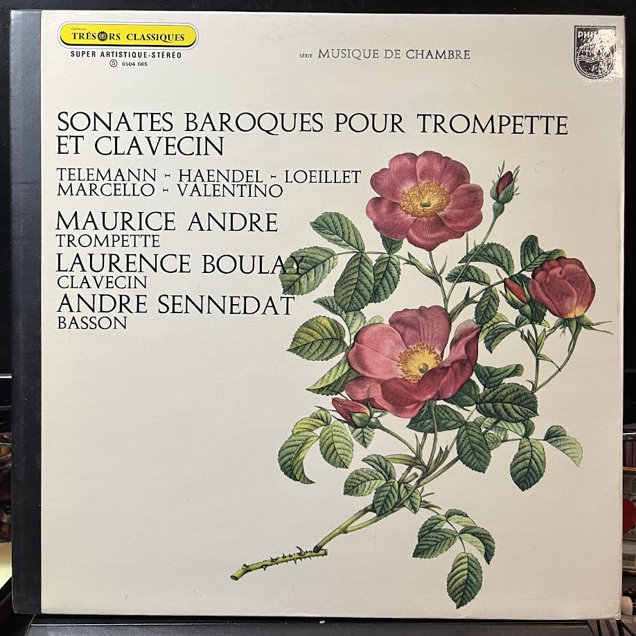 Maurice André - Sonates Baroques Pour Trompette Et Clavecin (VINYL) | Near Mint (NM) Near Mint (NM)-