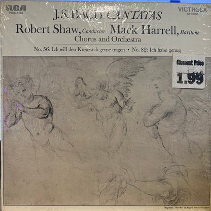 Johann Sebastian Bach - Cantatas No. 56: Ich Will Den Kreuzstab Gerne Tragen / No. 82: Ich Habe Genug | Near Mint (NM) Near Mint (NM)-