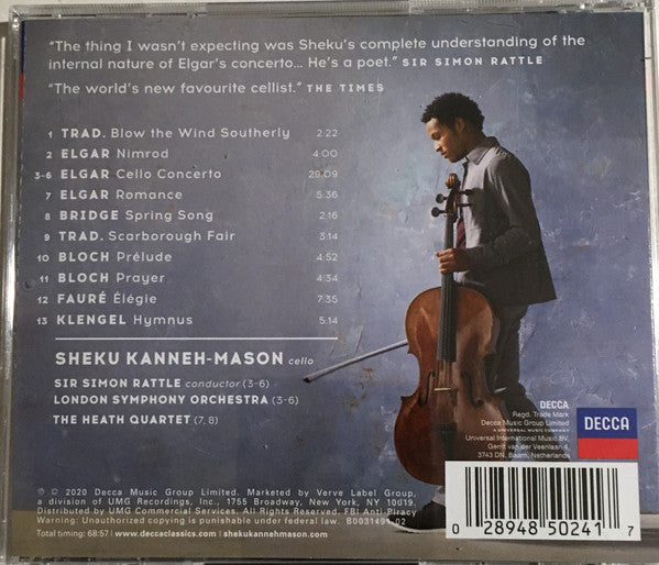 Sheku Kanneh-Mason - Elgar (CD) | Near Mint (NM) Near Mint (NM)-