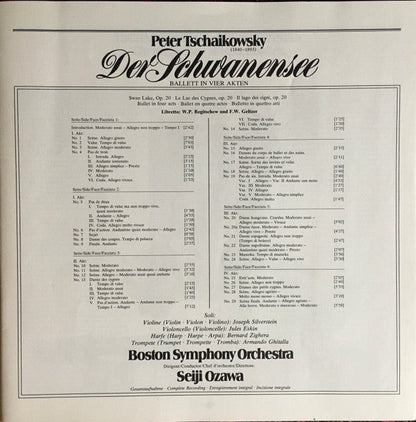 Pyotr Ilyich Tchaikovsky - Der Schwanensee = Swan Lake = Le Lac Des Cygnes = Il Lago Dei Cigni *BOX / GERMANY* | Near Mint (NM) Excellent (EX)-