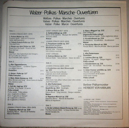 Berliner Philharmoniker - Johann & Josef Strauss Walzer•Polkas•Märsche•Ouvertüren *BOX* | Near Mint (NM) Excellent (EX)-