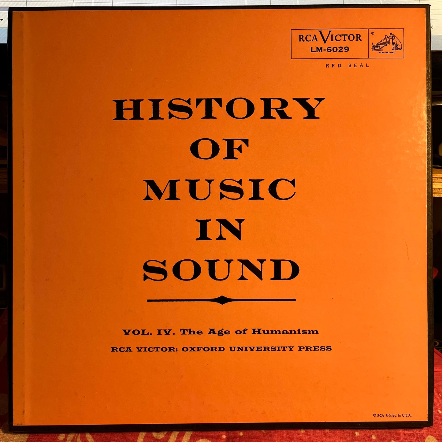 Various - History Of Music In Sound - Volume IV - The Age Of Humanism | Near Mint (NM) Excellent (EX)-