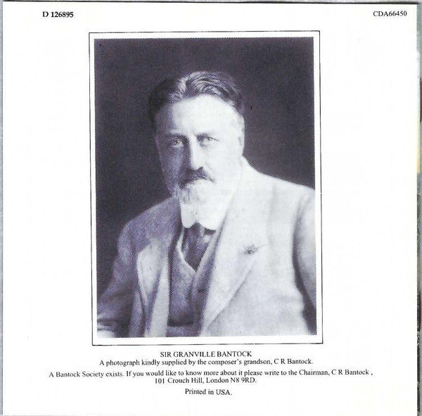 Granville Bantock - Hebridean Symphony / Celtic Symphony / The Witch Of Atlas / The Sea Reivers | Near Mint (NM)-