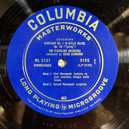 Robert Schumann - Symphony No. 1 In B-Flat Major, Op. 38 ("Spring") 10" | Near Mint (NM) Excellent (EX)-