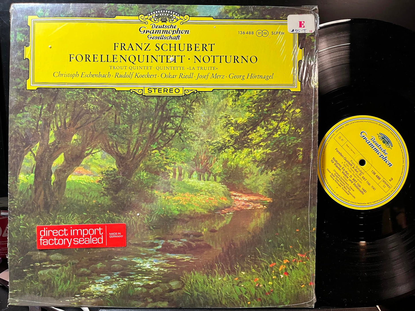 Franz Schubert - Forellenquintett • Notturno (VINYL) | Near Mint (NM) Near Mint (NM)-