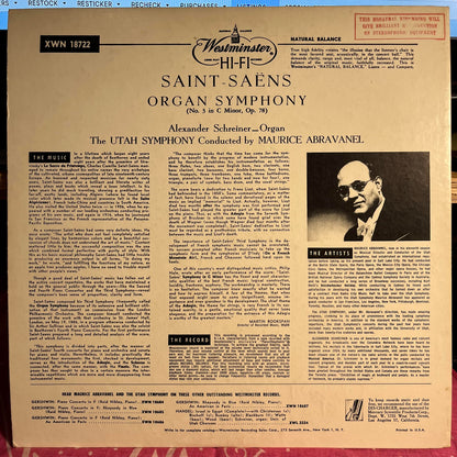 Camille Saint-Saëns - Organ Symphony No.3, C Minor, Op.78 | Near Mint (NM) Near Mint (NM)-