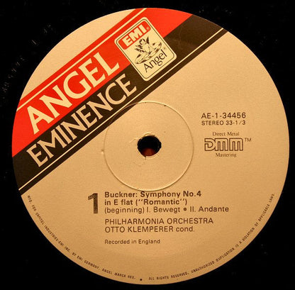 Anton Bruckner - Symphony No. 4 In E Flat ("Romantic") | Near Mint (NM) Near Mint (NM)-