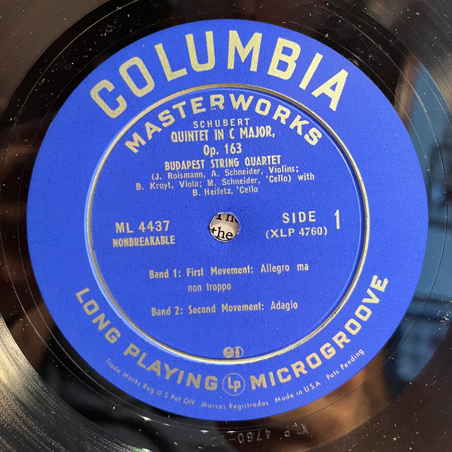 Franz Schubert - Quintet In C Major, Op. 163 | Near Mint (NM) Near Mint (NM)-