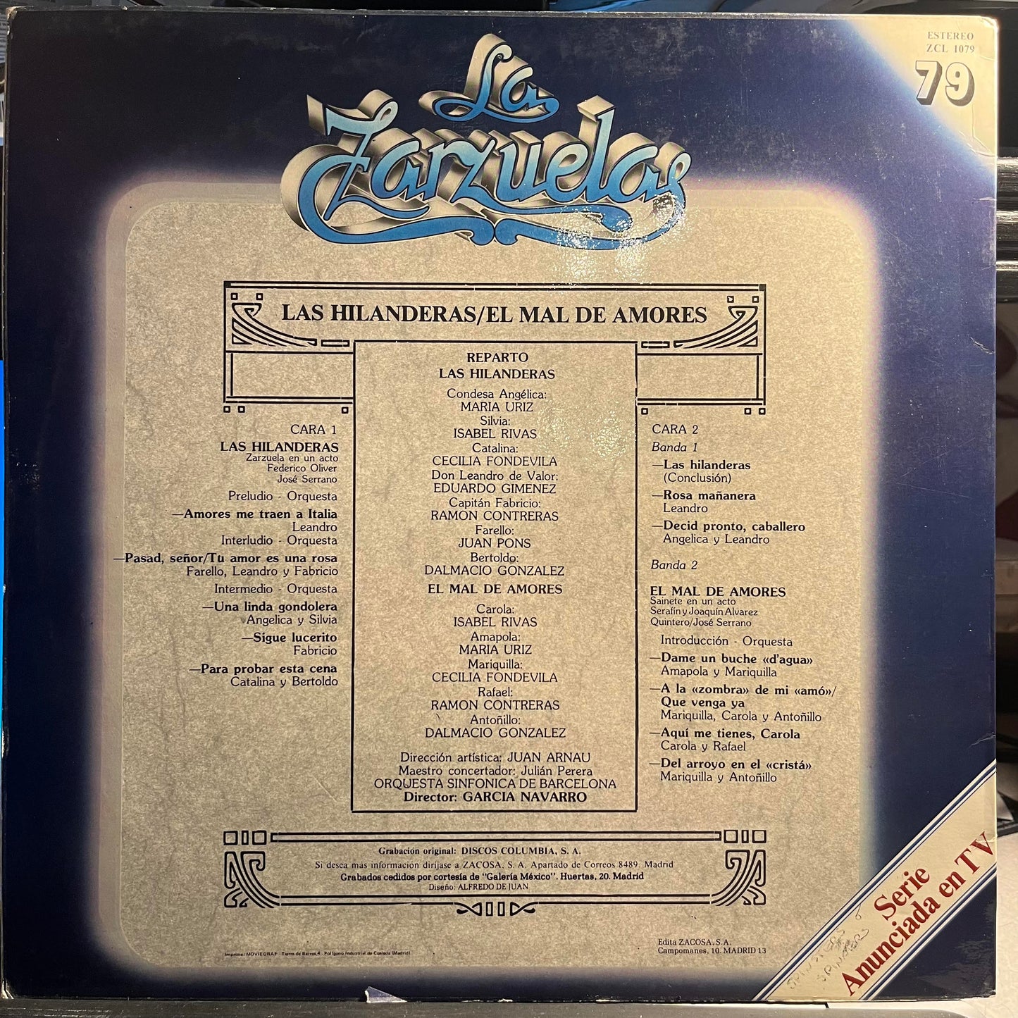 Federico Oliver - Las Hilanderas / El Mal de Amores *SPAIN* | Near Mint (NM) Excellent (EX)-
