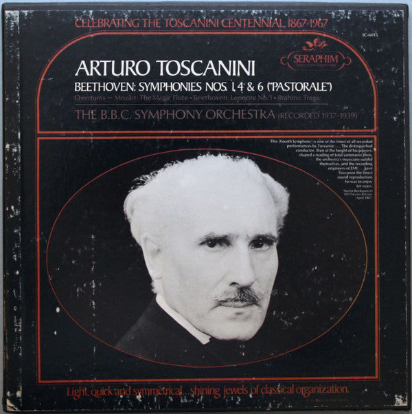 Arturo Toscanini - Beethoven: Symphonies Nos. 1, 4 & 6 ("Pastorale") *BOX* | Near Mint (NM) Excellent (EX)-