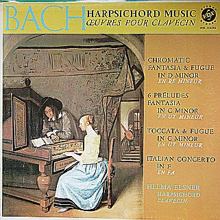 Johann Sebastian Bach - Harpsichord Music / Œuvres Pour Clavecin | Near Mint (NM) Near Mint (NM)-