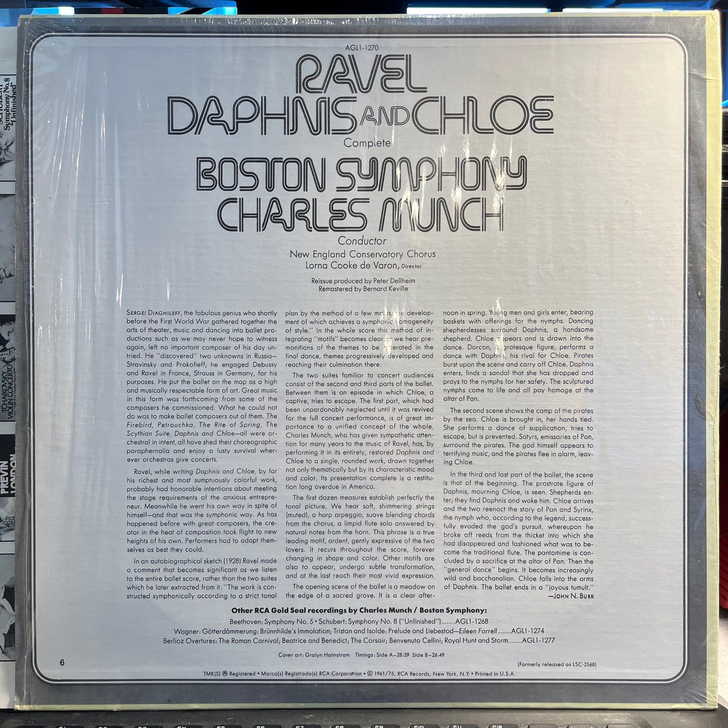 Maurice Ravel - Daphnis And Chloe Complete | Near Mint (NM) Near Mint (NM)-
