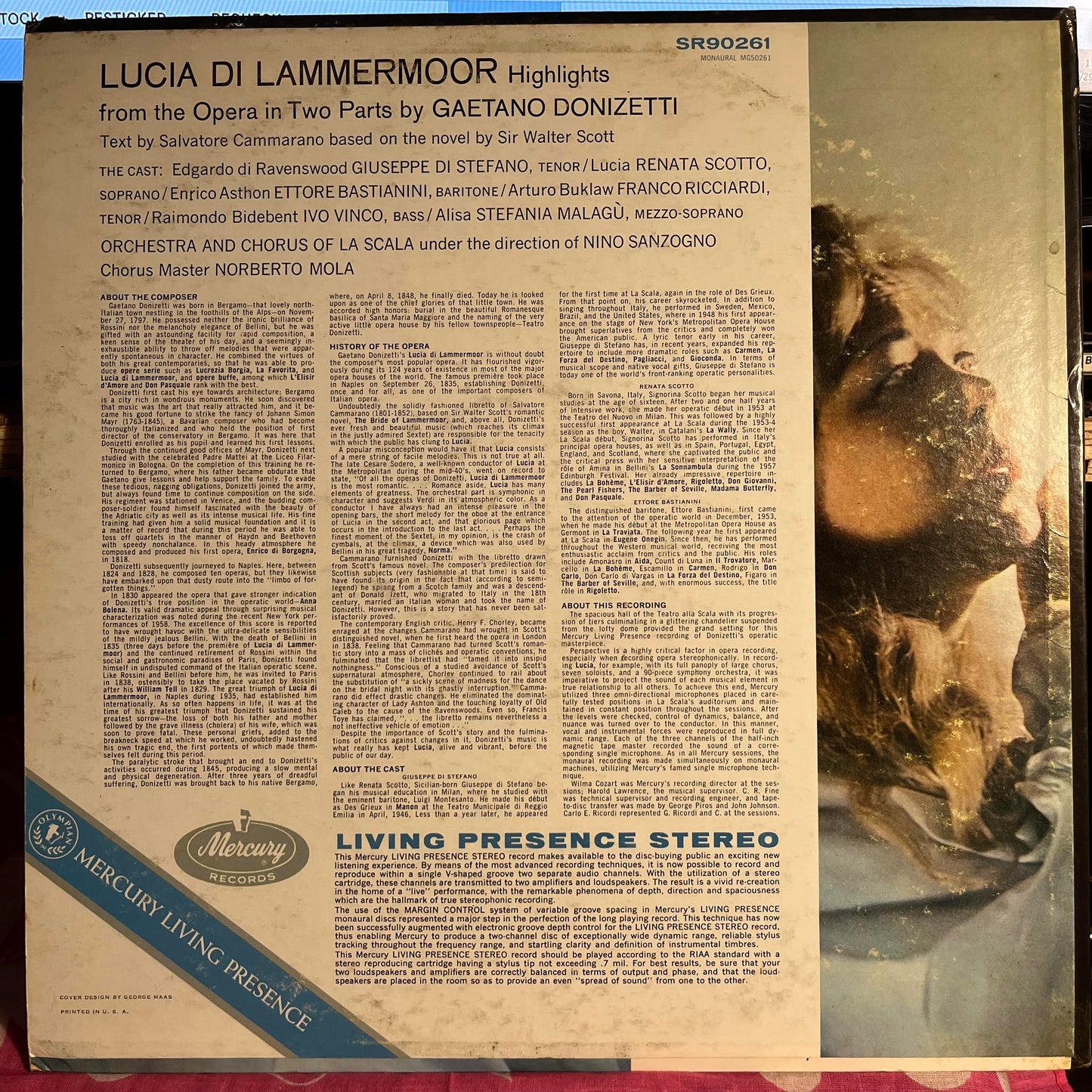 Teatro Alla Scala - Highlights From Lucia Di Lammermoor | Near Mint (NM) Near Mint (NM)-