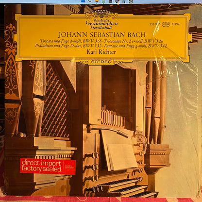 Johann Sebastian Bach - Toccata Und Fuge d-moll, BWV 565 · Triosonate Nr. 2 c-moll, BWV 526 · Präludium Und Fuge D-dur, BWV 532 · Fantasie Und Fuge g-moll, BWV 542 *SHRINK/GERMANY* | Near Mint (NM) Near Mint (NM)-