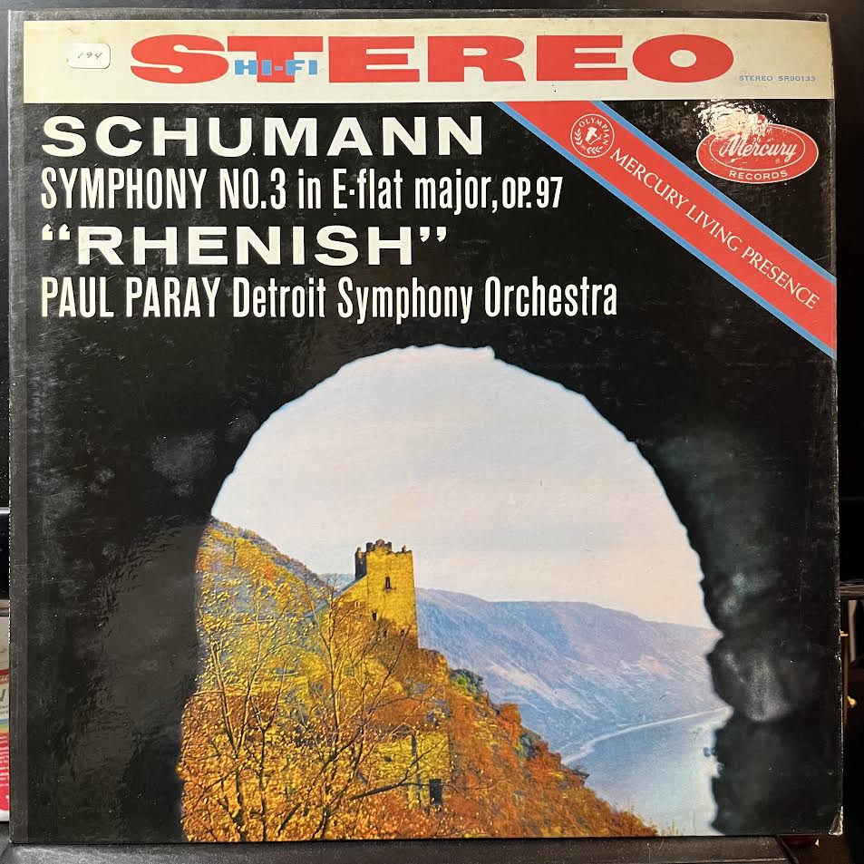 Robert Schumann - Symphony No. 3 In E-Flat Major, Op. 97 "Rhenish" (VINYL) | Near Mint (NM or M-) Excellent+ (EX+)-
