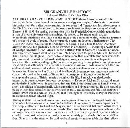 Granville Bantock - Hebridean Symphony / Celtic Symphony / The Witch Of Atlas / The Sea Reivers | Near Mint (NM)-