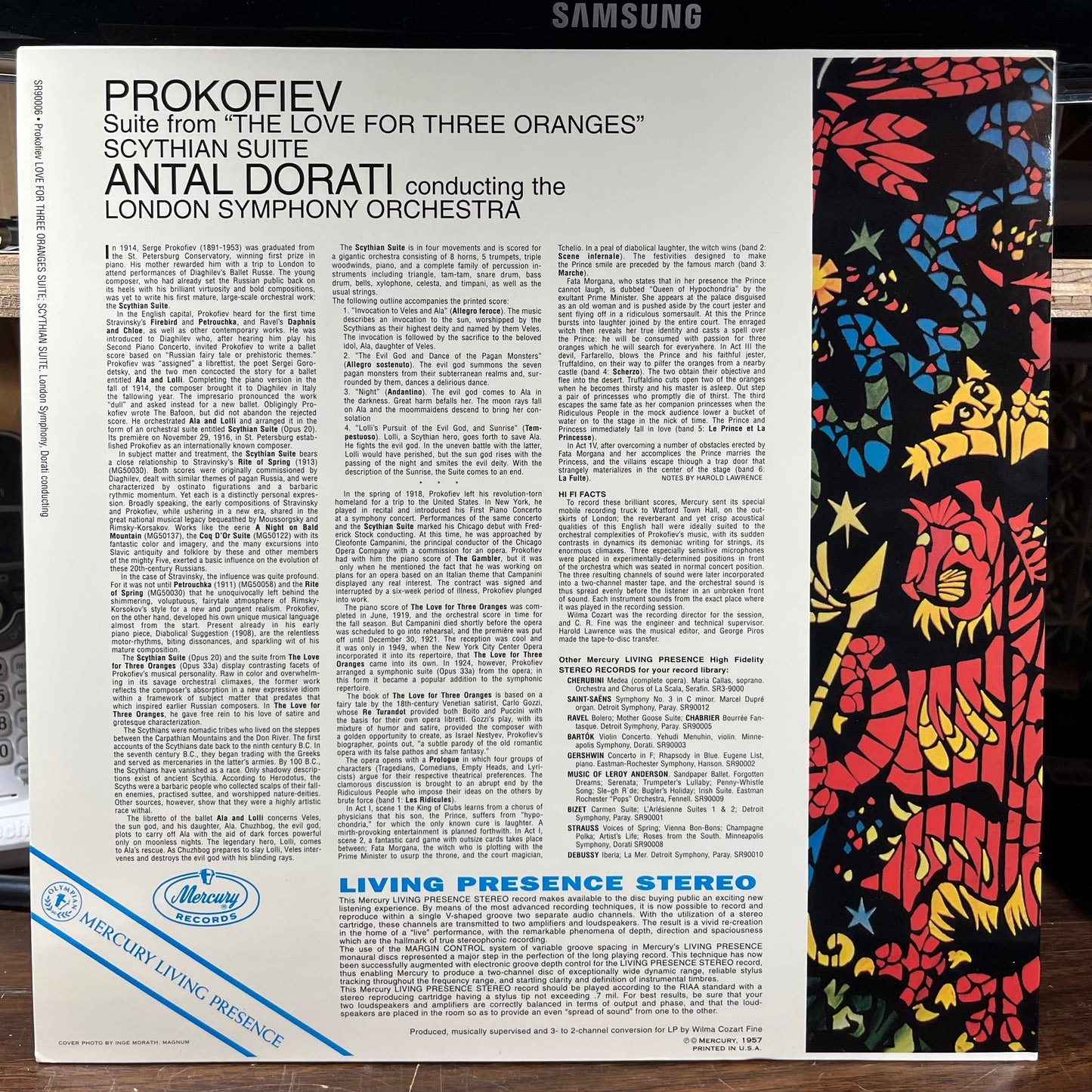 Sergei Prokofiev - The Love For Three Oranges Suite / Scythian Suite (VINYL) | Near Mint (NM) Near Mint (NM)-