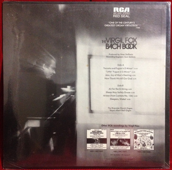 Virgil Fox - The Virgil Fox Bach Book | Near Mint (NM) Near Mint (NM)-