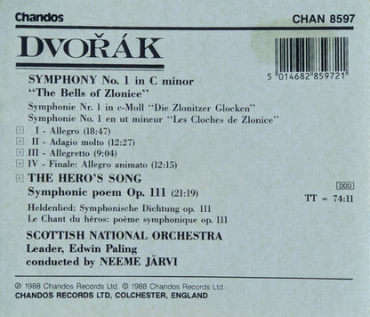 Symphony No. 1 ' The Bells Of Zlonice' - The Hero's Song Symphonic Poem Op. 111 (CD) | Near Mint (NM) Near Mint (NM)-