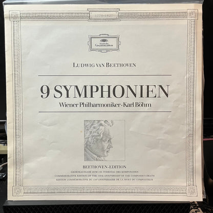 Ludwig Van Beethoven - Wiener Philharmoniker, Karl Böhm – 9 Symphonien (VINYL BOX 8xLP DEUTSCHE GRAMMOPHON R-205040 1977) | Near Mint (NM or M-) Near Mint (NM)-