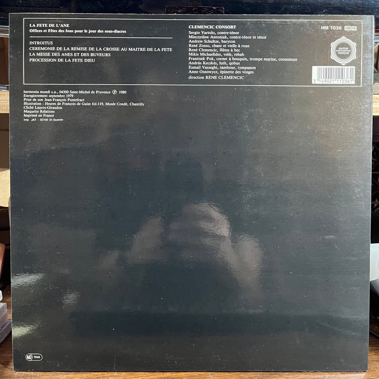 Clemencic Consort - La Fête De L´âne - Traditions Du Moyen-Age (FRENCH VINYL) | Near Mint (NM) Near Mint (NM)-