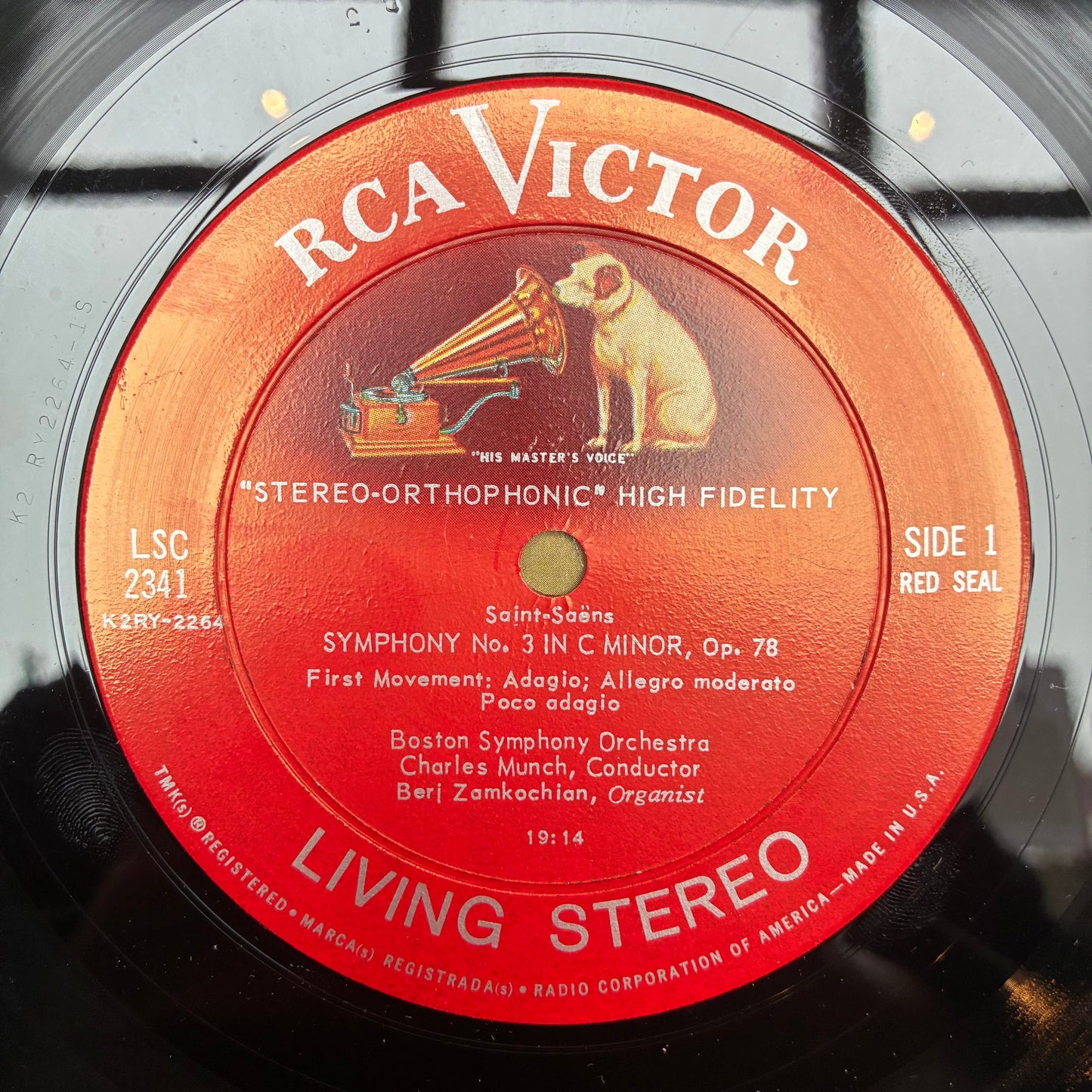 Camille Saint-Saëns - A Stereo Spectacular / Symphony No. 3 (VINYL) | Very Good Plus (VG+) Very Good (VG)-