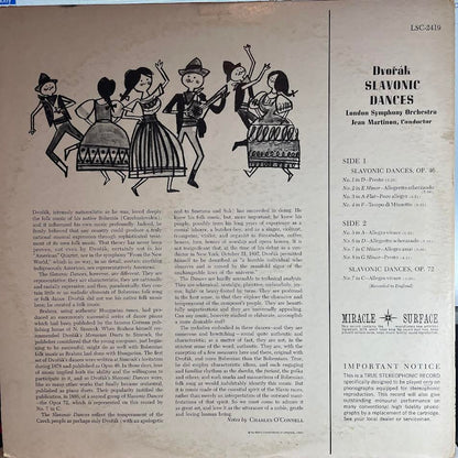 Antonín Dvořák - Slavonic Dances (VINYL) | Very Good Plus (VG+) Very Good Plus (VG+)-