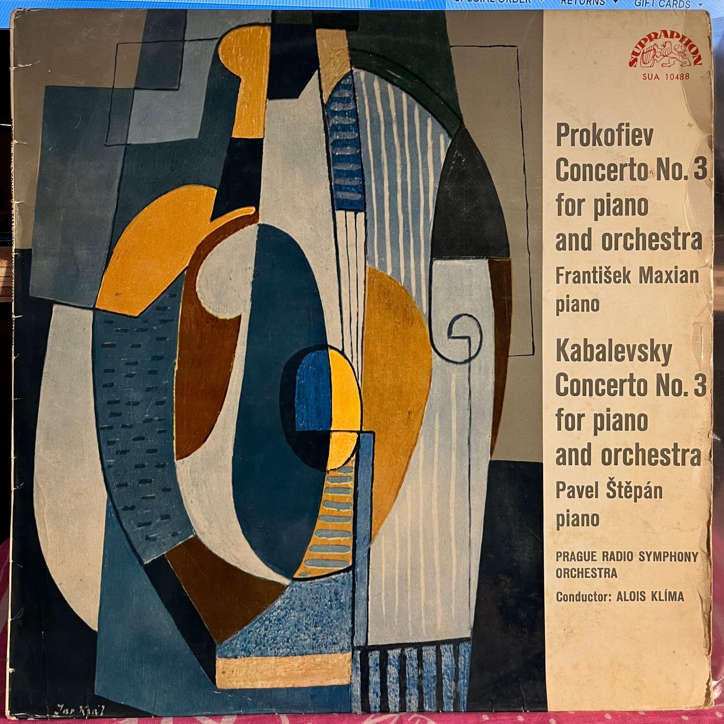 Sergei Prokofiev - Concerto No, 3 For Piano And Orchestra / Concerto No, 3 For Piano And Orchestra *UK - BLUE LABELS* | Very Good Plus (VG+) Very Good (VG)-