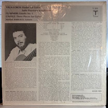 Heitor Villa-Lobos - Works For Guitar (VINYL) | Very Good Plus (VG+) Excellent (EX)-