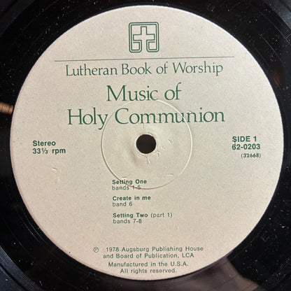 Various - Lutheran Book Of Worship - Music Of Holy Communion (VINYL) | Very Good Plus (VG+) Excellent (EX)-