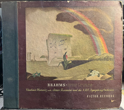 Johannes Brahms - Concerto No. 2, In B Flat Major For Piano And Orchestra, Op. 83 *6X12" SHELLAC* | Very Good Plus (VG+) Very Good (VG)-