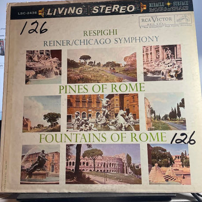 Ottorino Respighi - Pines Of Rome / Fountains Of Rome (VINYL) | Very Good Plus (VG+) Excellent (EX)-