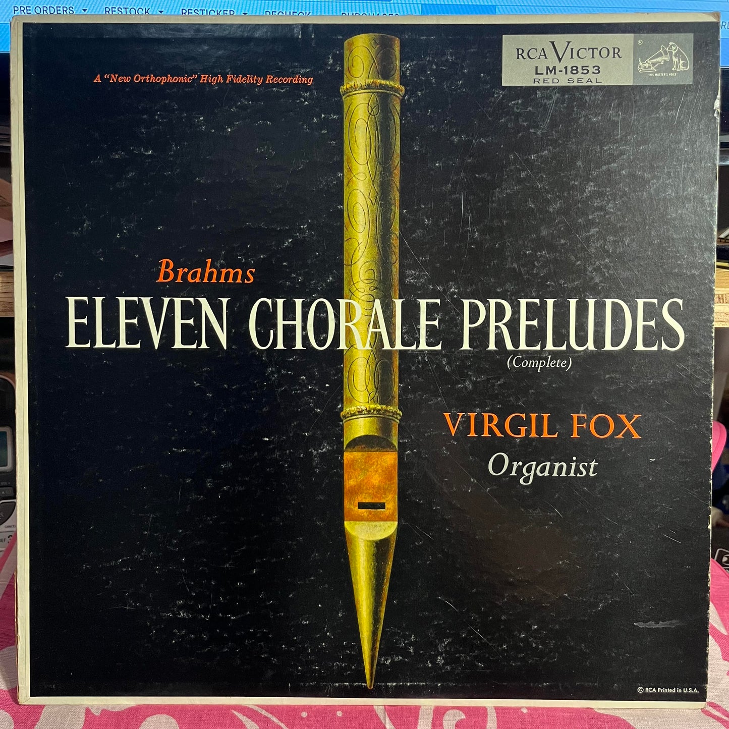 Johannes Brahms - Eleven Chorale Preludes (Complete) | Very Good Plus (VG+) Very Good Plus (VG+)-