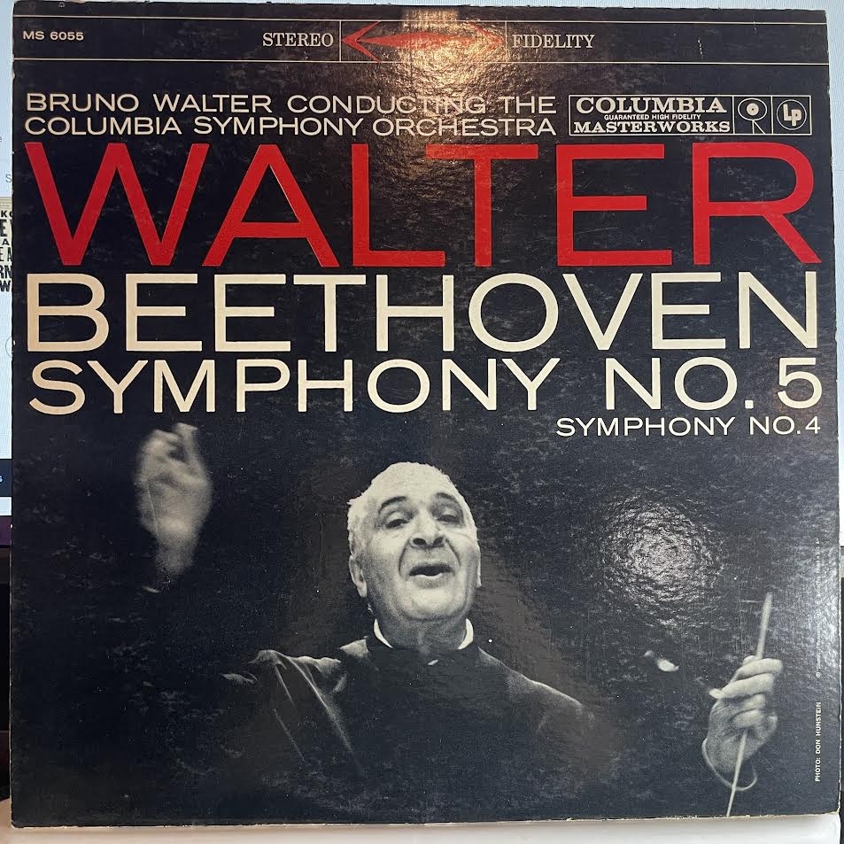 Bruno Walter - Symphony No. 5 · Symphony No. 4 (VINYL) | Very Good Plus (VG+) Very Good Plus (VG+)-