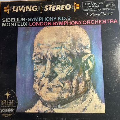 Jean Sibelius - Symphony No. 2 (VINYL) | Very Good Plus (VG+) Excellent (EX)-