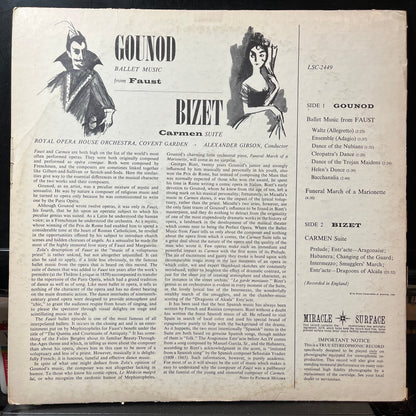 Charles Gounod - Faust Ballet Music / Carmen Suite (VINYL) |-