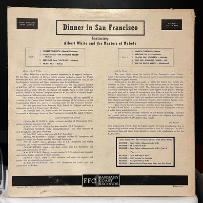 Albert White - Dinner In San Francisco | Very Good (VG) Very Good Plus (VG+)-