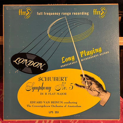 Franz Schubert - Schubert Symphony No. 5 in B. Flat Major 10" | Very Good (VG) Excellent (EX)-