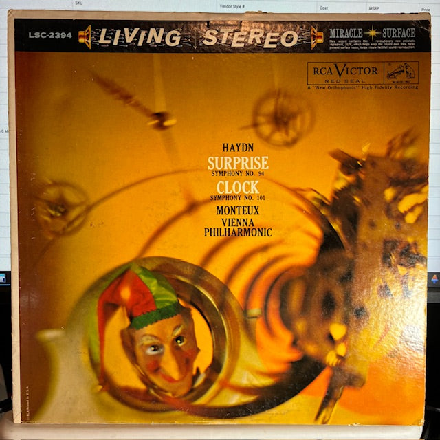 Joseph Haydn - (Surprise) Symphony No. 94 / (Clock) Symphony No. 101 (VINYL) | Very Good (VG) Very Good (VG)-