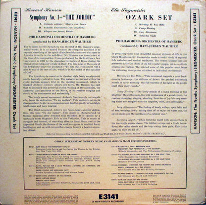 Howard Hanson - Symphony No. 1 - The Nordic / Ozark Set | Very Good (VG) Very Good Plus (VG+)-