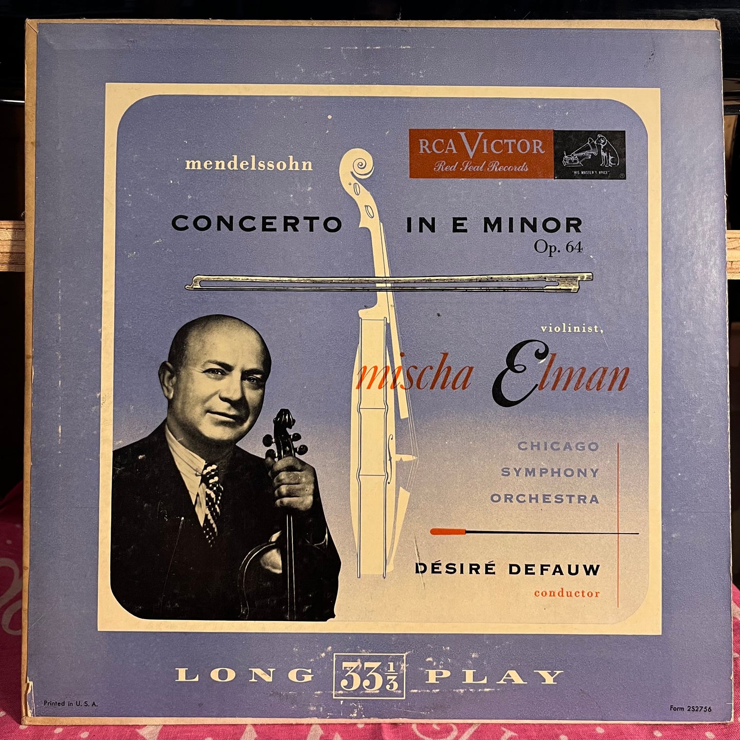 Felix Mendelssohn-Bartholdy - Concerto In E Minor Op. 64 10" | Very Good (VG) Very Good Plus (VG+)-