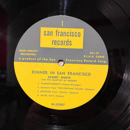 Albert White - Dinner In San Francisco | Very Good (VG) Very Good Plus (VG+)-