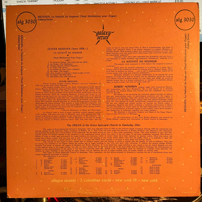 Olivier Messiaen - La Nativité du Seigneur | Very Good (VG) Very Good Plus (VG+)-