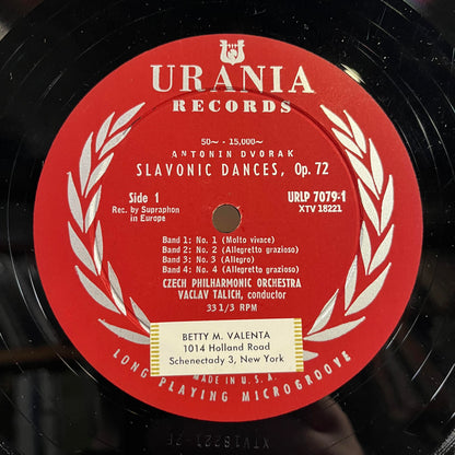 Antonín Dvořák - Slavonic Dances Opus 72 (Complete) | Very Good (VG) Excellent (EX)-