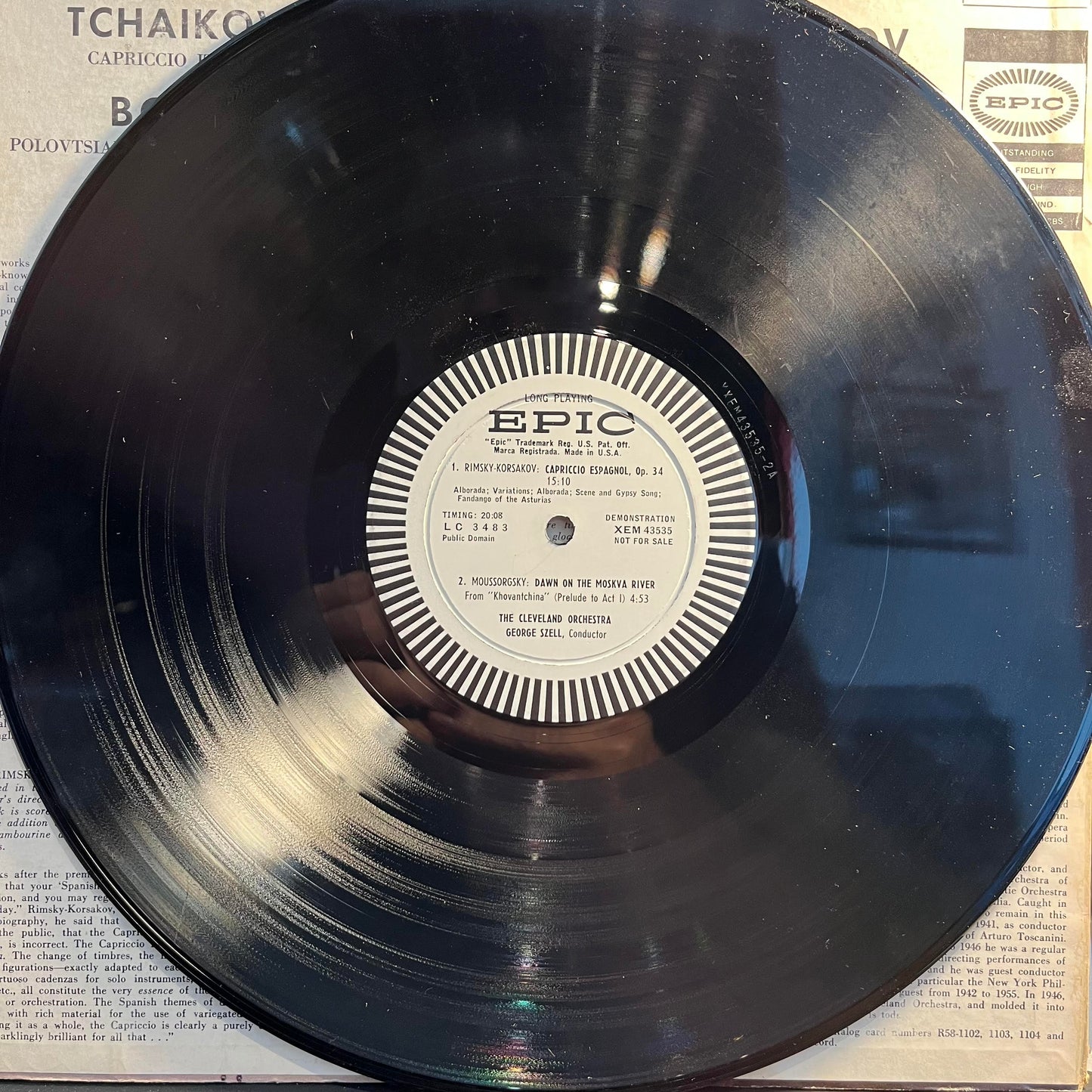 George Szell - Szell Conducts Russian Music *MONO/PROMO* | Very Good (VG) Very Good (VG)-