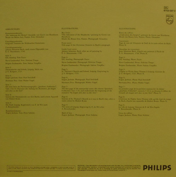 Johann Sebastian Bach - Weihnachts-Oratorium | Near Mint (NM) Near Mint (NM)-